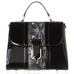 Python Patent Lady Bag by cleo